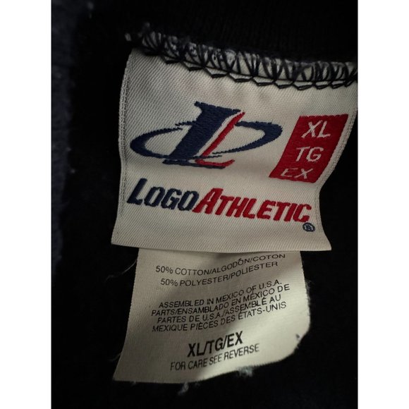 LOGO ATHLETIC DENVER BRONCOS FOOTBALL BLUE CREWNECK MEN'S XL |T1 - Picture 5 of 5